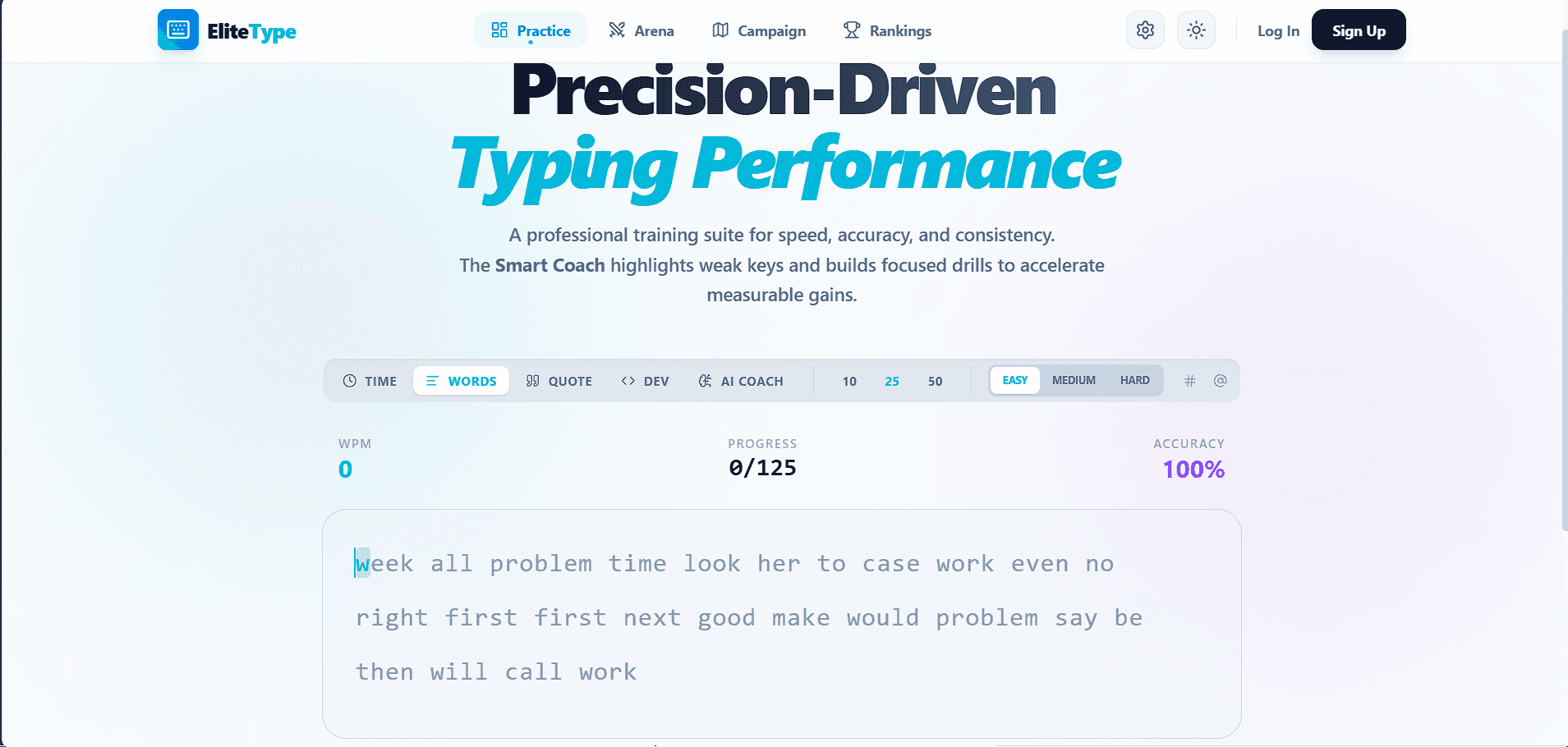 Elite Typing